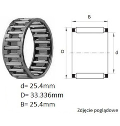 ŁOŻYSKO  IGIEŁKOWE K25,4/33,336/25,4 