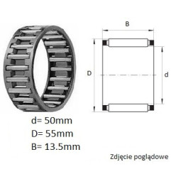 ŁOŻYSKO  IGIEŁKOWE K50/55/13,5 