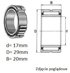 ŁOŻYSKO  IGIEŁKOWE NKI 17/20 