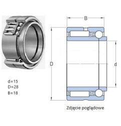 ŁOŻYSKO IGIEŁKOWE NKIB 5902  PBG 