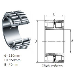 ŁOŻYSKO  WALCOWE DWURZĘ. 01/L10  (SL 02 4922) 