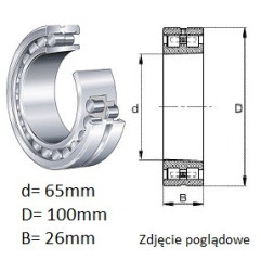 ŁOŻYSKO  WALCOWE DWURZĘDOWE 