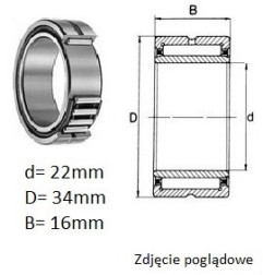 ŁOŻYSKO  IGIEŁKOWE NKI 22/16