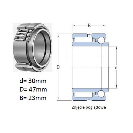 ŁOŻYSKO IGIEŁKOWE NKIB 5906