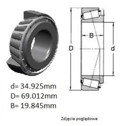 ŁOŻYSKO  STOŻKOWE HM 14138A/14274