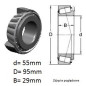 ŁOŻYSKO  STOŻKOWE 4T JM 207049/207010 KOYO