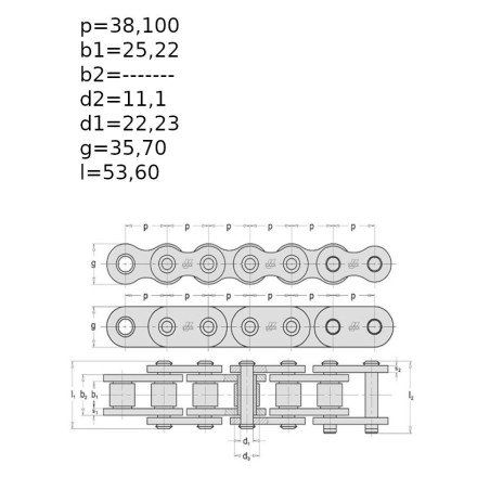 ŁAŃCUCH  HB 50.8 (op. 5mb)