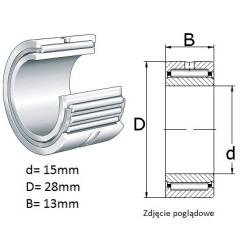 ŁOŻYSKO  IGIEŁKOWE NA 4902