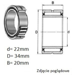 ŁOŻYSKO  IGIEŁKOWE NKI 22/20  EIM