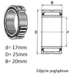 ŁOŻYSKO IGIEŁKOWE NKI50/25 SKF