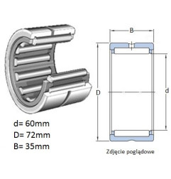ŁOŻYSKO  IGIEŁKOWE NK 60/35