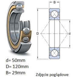 ŁOŻYSKO  KUL. O STYKU CZTEROPUNKTOWYM  QJ314 MA P6