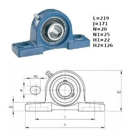 oprawa  P 211  SNR