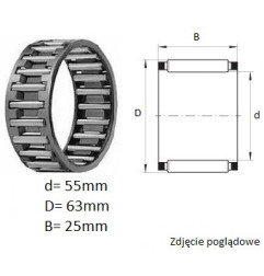 ŁOŻYSKO  IGIEŁKOWE K55/63/24,9