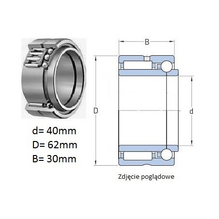 ŁOŻYSKO IGIEŁKOWE NKIB 5908