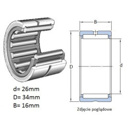 ŁOŻYSKO  IGIEŁKOWE NK 26/16 