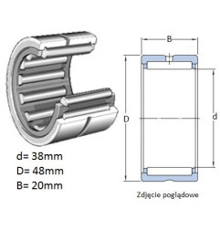 ŁOŻYSKO  IGIEŁKOWE NK 38/20 