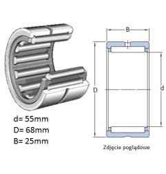ŁOŻYSKO  IGIEŁKOWE NK 55/25 