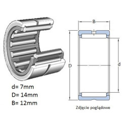 ŁOŻYSKO  IGIEŁKOWE NK 7/12 