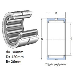 ŁOŻYSKO  IGIEŁKOWE NK 100/26 