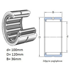 ŁOŻYSKO  IGIEŁKOWE NK 100/36 