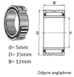 ŁOŻYSKO  IGIEŁKOWE NKI 5/12 