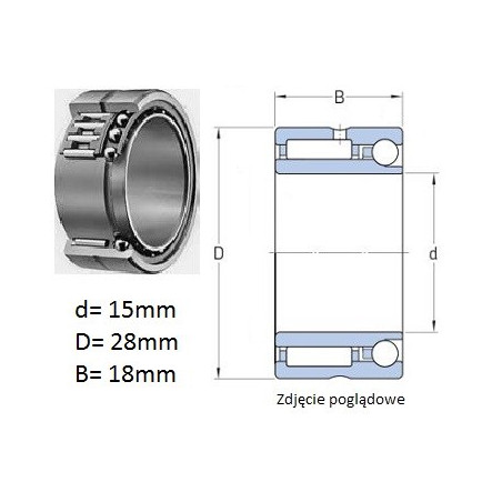 ŁOŻYSKO IGIEŁKOWE NKIA 5902 