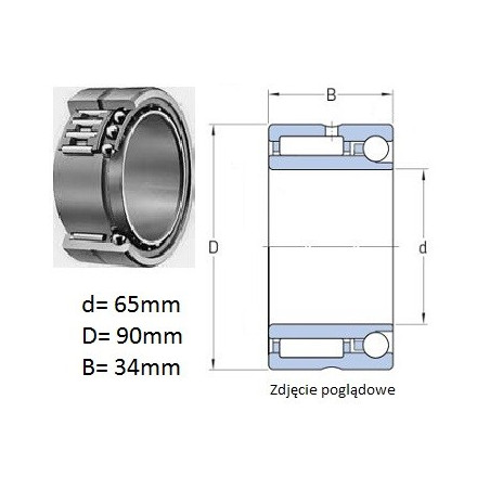 ŁOŻYSKO IGIEŁKOWE NKIA 5913 