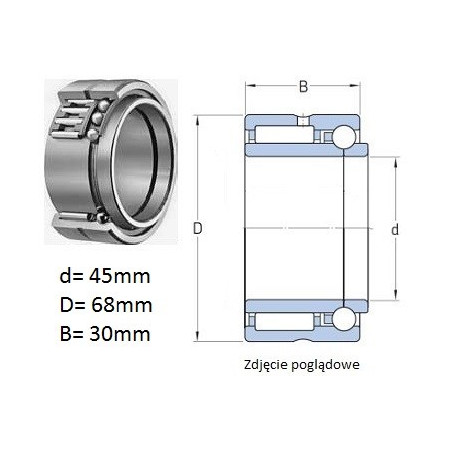 ŁOŻYSKO IGIEŁKOWE NKIB 5909 