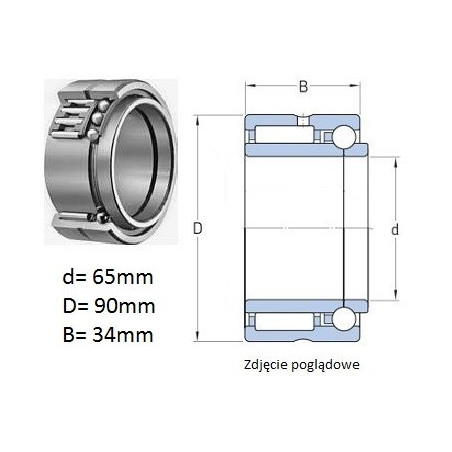 ŁOŻYSKO IGIEŁKOWE NKIB 5913 