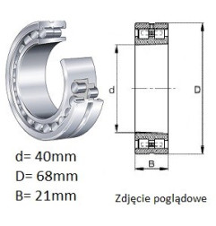 ŁOŻYSKO  WALCOWE POPRZECZ. WIELO. 