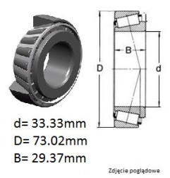 ŁOŻYSKO  STOŻKOWE HM 88547/88510 ( op.przemysłowe )