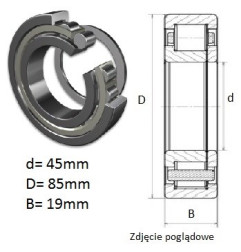 ŁOŻYSKO  WALCOWE JEDNORZĘD.