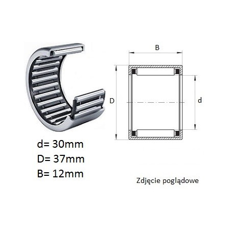 ŁOŻYSKO  IGIEŁKOWE HK 3012 
