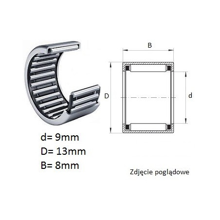 ŁOŻYSKO  IGIEŁKOWE HK 0908 