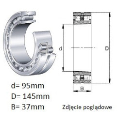 ŁOŻYSKO  WALCOWE POPRZECZ. WIELO.