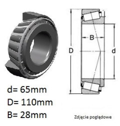 ŁOŻYSKO  STOŻKOWE JEDNORZĘ. JM 511946/511910