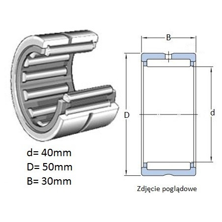 ŁOŻYSKO  IGIEŁKOWE NK 40/30 CZECH