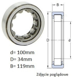 ŁOŻYSKO  WALCOWE RNU 220 