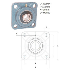 ZESPÓŁ ŁOŻYSKOWY UCF 215-47 