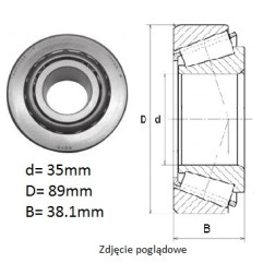 ŁOŻYSKO Stożkowe jednorzę motoryza.TR 070904-1 