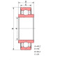 ŁOŻYSKO  KULKOWE WIR210-31 49.2x90x49.2/20