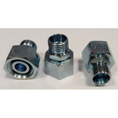 ZŁĄCZE METALOWE KOLANO ZM K A/B 22X1,5/22X1,5