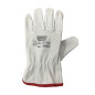 (6/10) 10,  DRIVER OCIEPLANE RĘKAWICE  M-GLOVE ( BIAŁE )  ROZMIAR 10