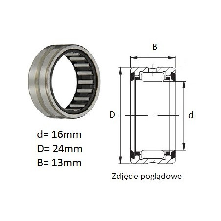 ŁOŻYSKO  IGIEŁKOWE RNA 4901 