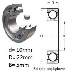 ŁOŻYSKO  KULKOWE EE3  NTN 