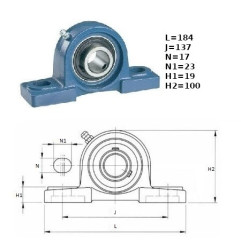 ZESPÓŁ ŁOŻYSKOWY SGC206 S