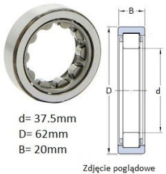 ŁOŻYSKO  WALCOWE RNU 2206 