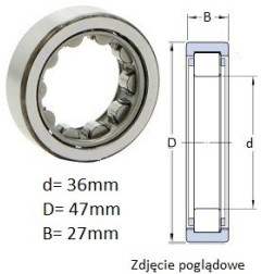 ŁOŻYSKO  WALCOWE RNU 4906 