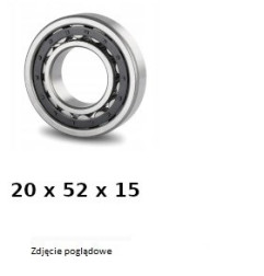 ŁOŻYSKO  WALCOWE JEDNORZĘDOWE POPRZ. 102304